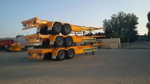 80T Shipping Container Skeleton Semi Trailer