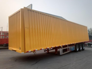 80 Ton Storage Heavy Duty Utility Trailer Cargo Box
